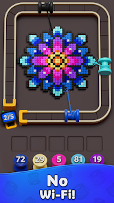 Yarn Loop: Knit Puzzle 花柄ステージ画像