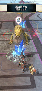 モンスターハンターNow 現実世界を探索するゲーム画面