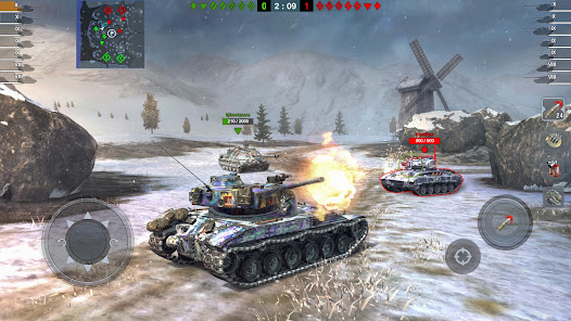 World of Tanks Blitz 戦車バトル画像
