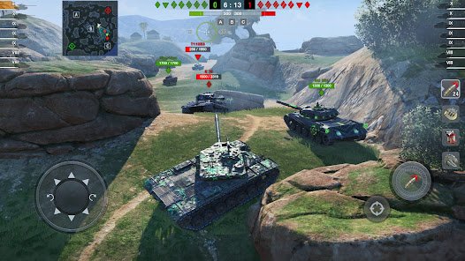 World of Tanks Blitz チーム戦画像