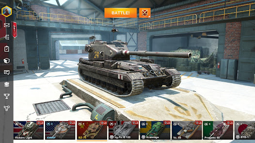 World of Tanks Blitz ガレージ画像